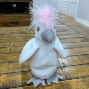 3/$30 | TY Beanie Baby | Kuku the cockatoo bird plush
